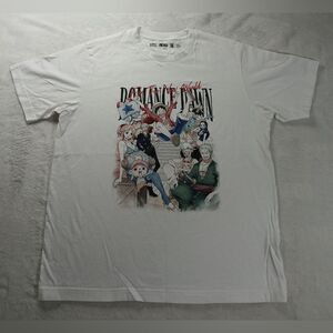 Uniqlo ONE PIECE Anime 25th UT Straw Pirates Short Sleeve White XL Men Cotton
